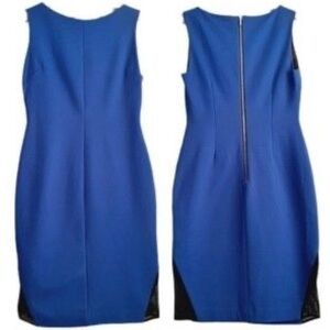 ⭐️ Cobalt blue Periphery shift bodycon dress- small